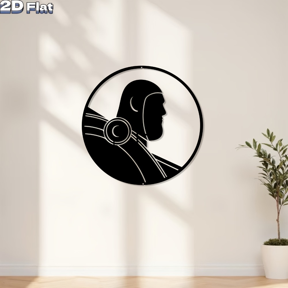 モダンロボットアルミ製ウォールアート、耐候性・防錆性、屋内外 - Tech Office Wall Art のレビューと価格