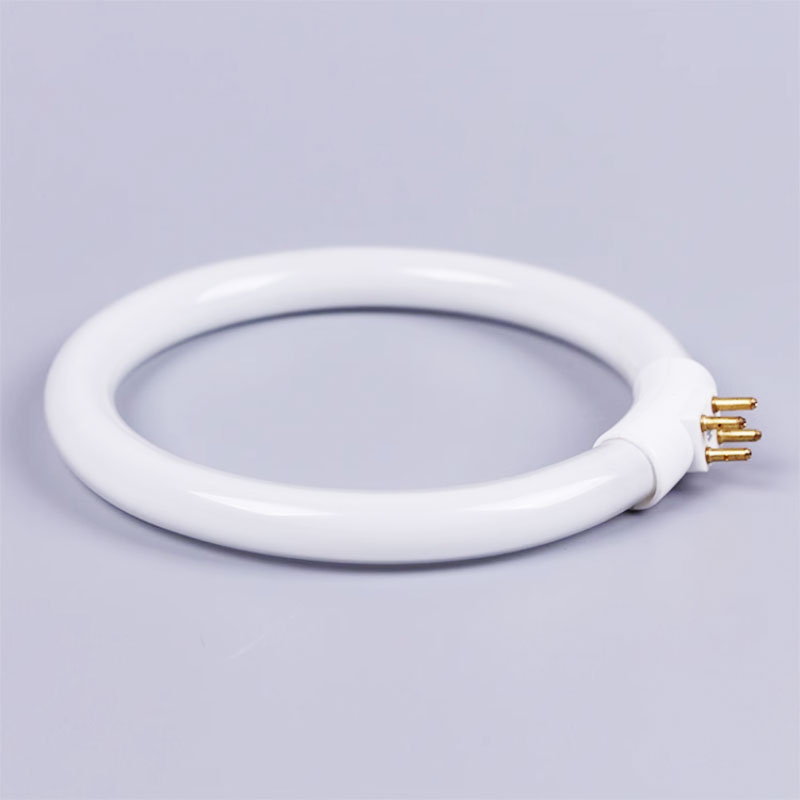 12W蛍光リングランプ 120mm T4チューブ 小型デスク - Ring Light Desk Small のレビューと価格