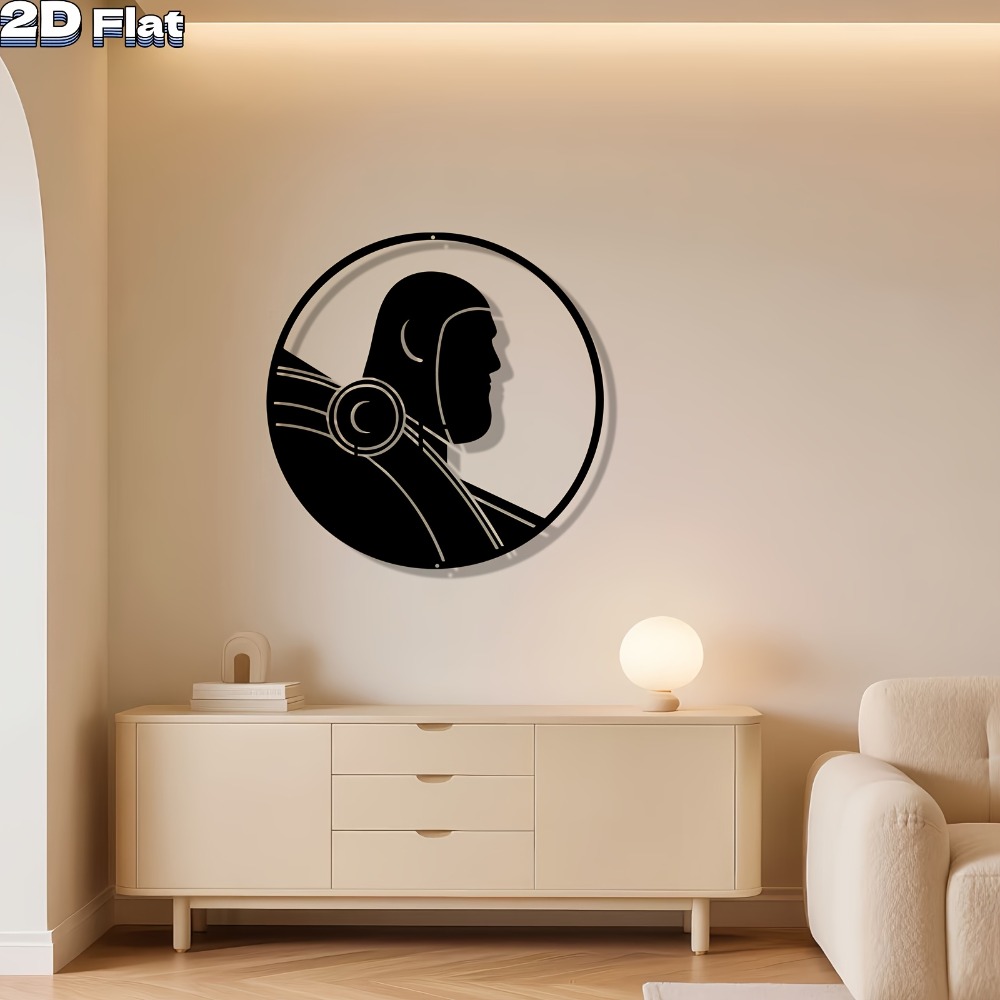 CIFbuy モダンロボットメタルウォールアート 鉄製彫刻  - Tech Office Wall Art のレビューと価格