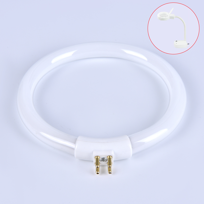 1 個白い小さなデスクラウンドランプ電球蛍光リングランプ環状 - Ring Light Desk Small のレビューと価格