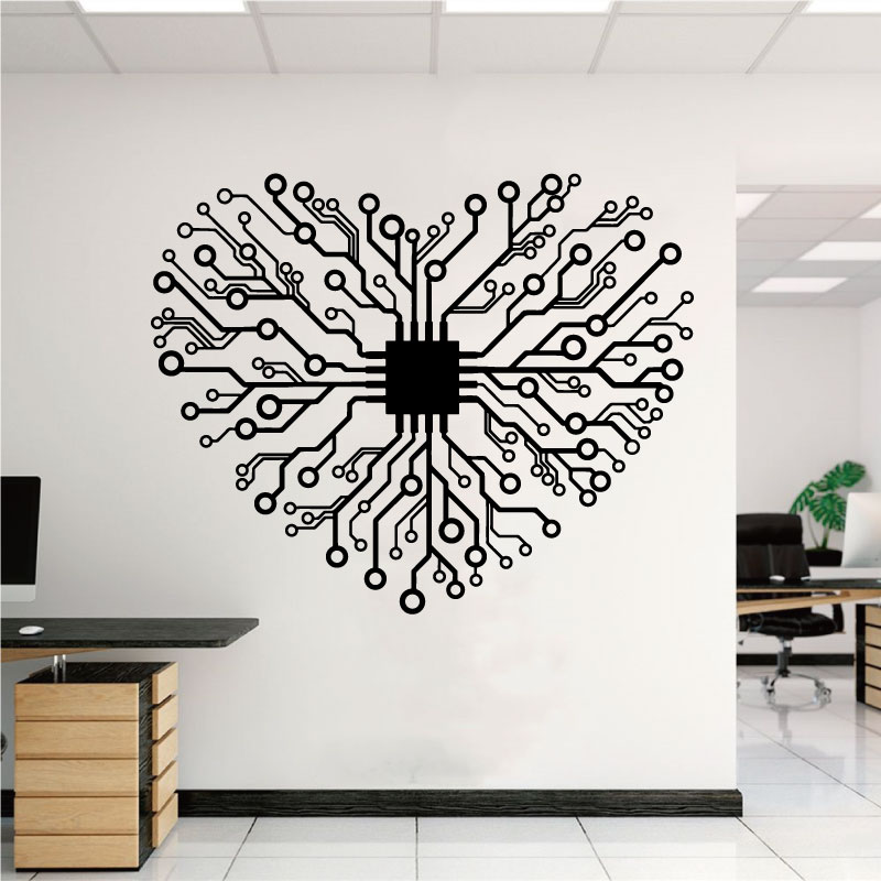 Love Chip Tech Company オフィスビニー - Tech Office Wall Art のレビューと価格