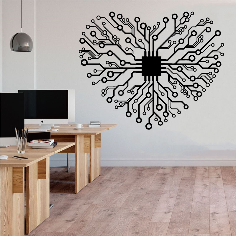 Love Chip Tech Company オフィスビニー - Tech Office Wall Art のレビューと価格