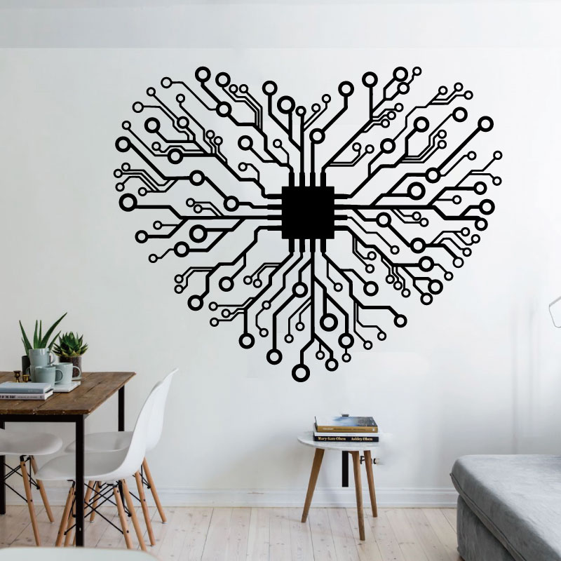 Love Chip Tech Company オフィスビニー - Tech Office Wall Art のレビューと価格