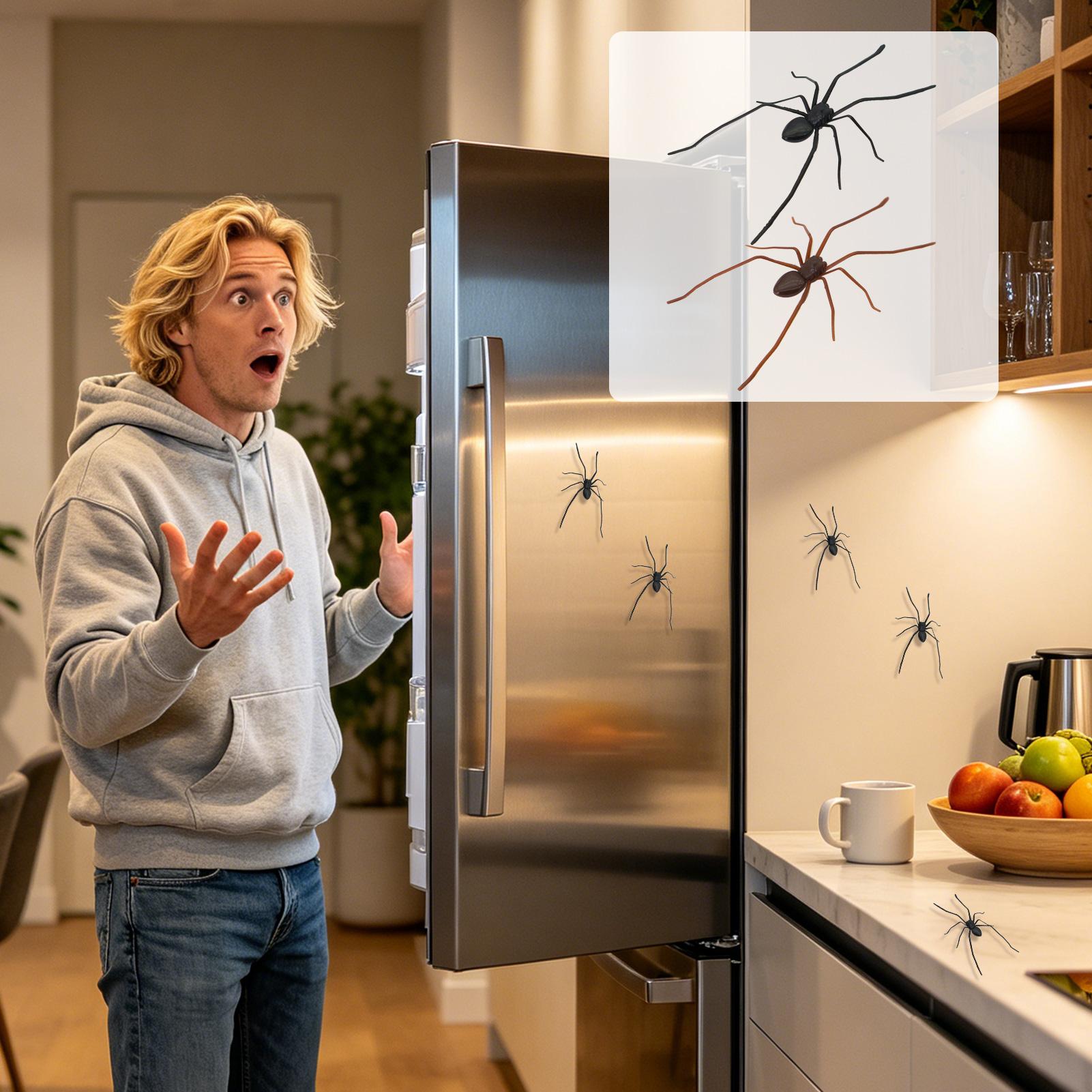 スパイダー型冷蔵庫マグネット　リアルないたずらグッズ　冷蔵庫 - Home Office Tech Gadgets のレビューと価格