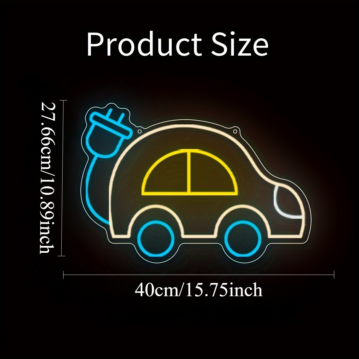 電気自動車充電EVテーマLEDネオンライトサイン調光可能US - Tech Office Wall Art のレビューと価格