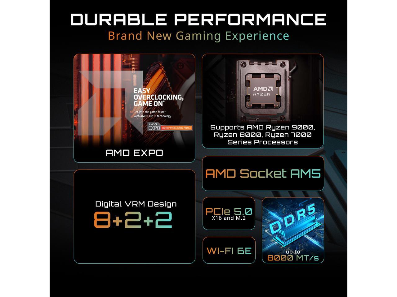 GIGABYTE B650E EAGLE WIFI6E AM - Corsair Ram Vengeance 16Gb のレビューと価格